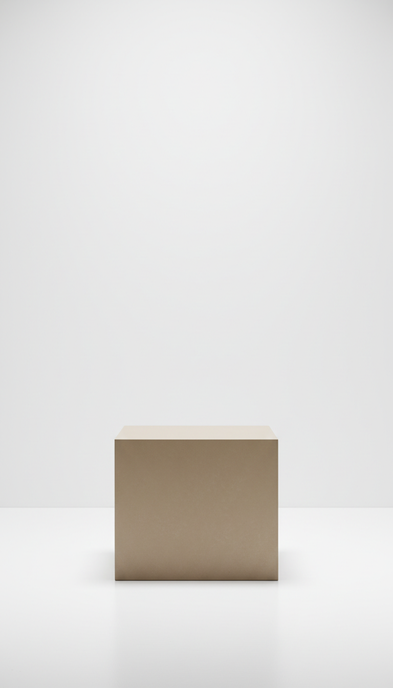 Stone Taupe Display Plinth for Keepsakes